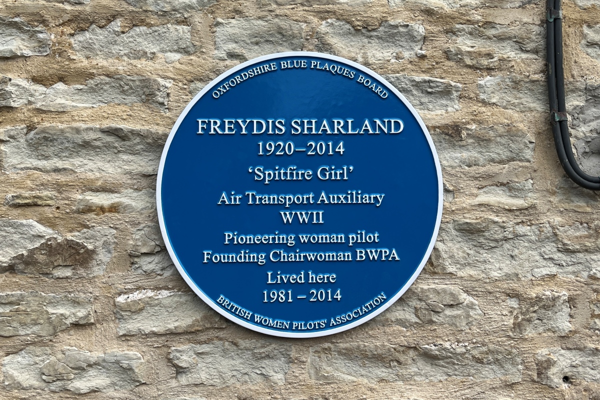 Blue plaque for our founding chairwoman